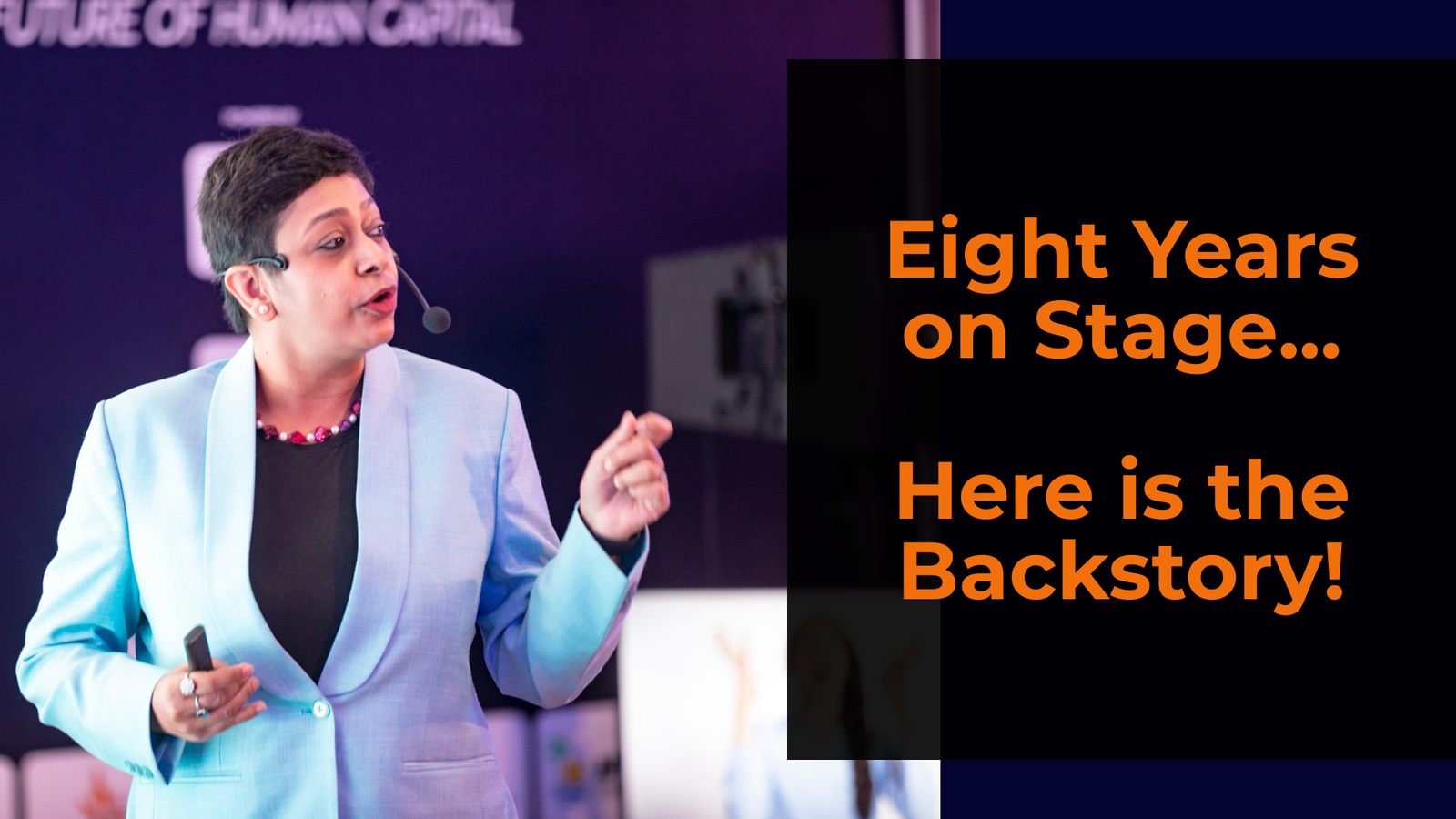 Srijata Bhatnagar speaking on MAHRP stage